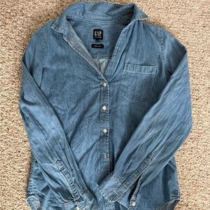 GAP Light Blue Denim Shirt